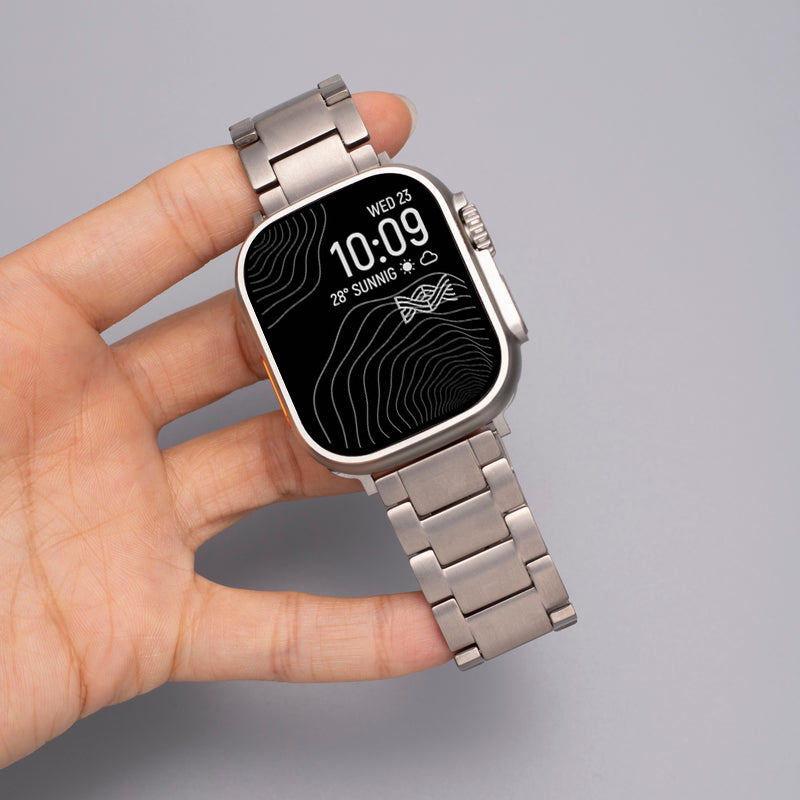 Bracelet en titane T01 pour Apple Watch