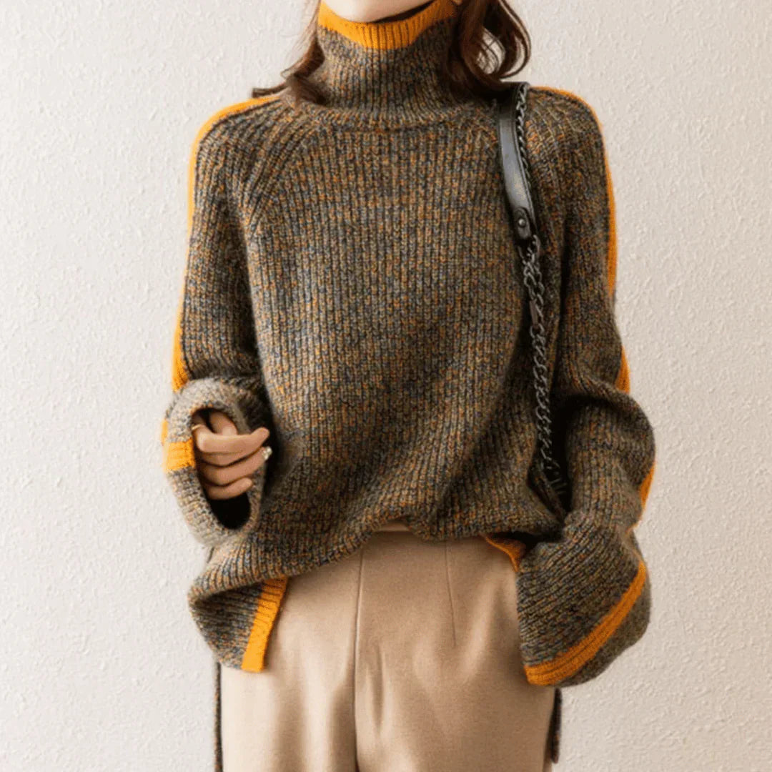 RegalRow™ Melange Knit Turtleneck