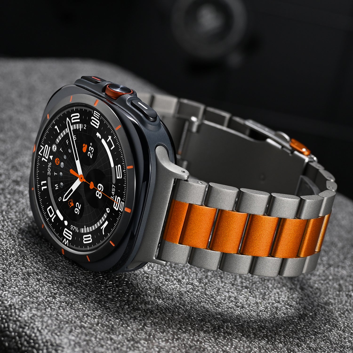 Business Style Titanium Band For Samsung Watch Ultra