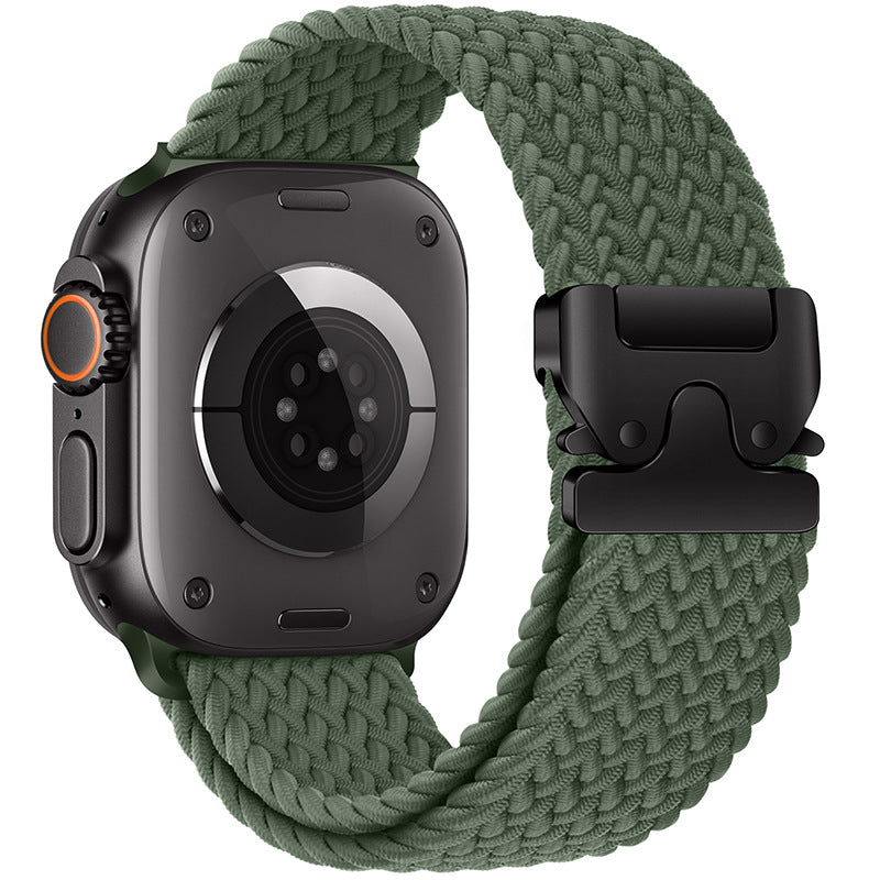 Nylon Flettet Rem For Apple Watch