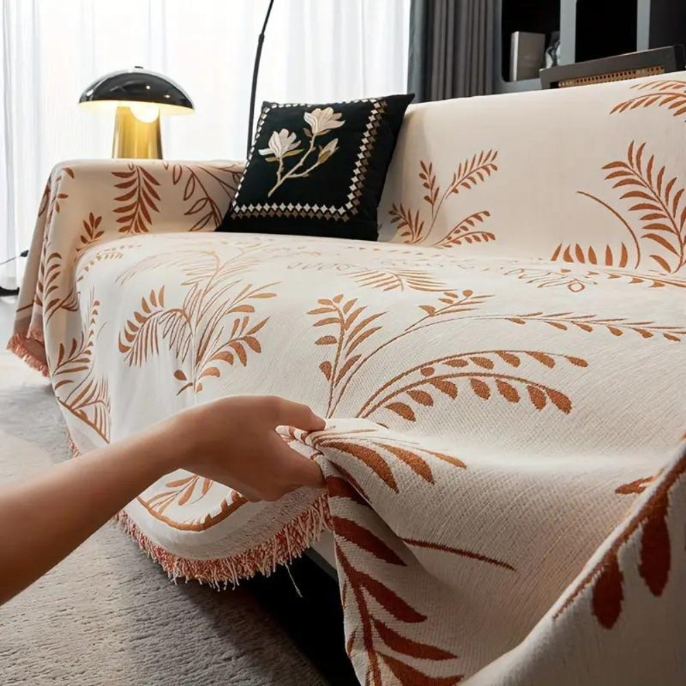 Nature's Embrace Chenille Sofa Cover