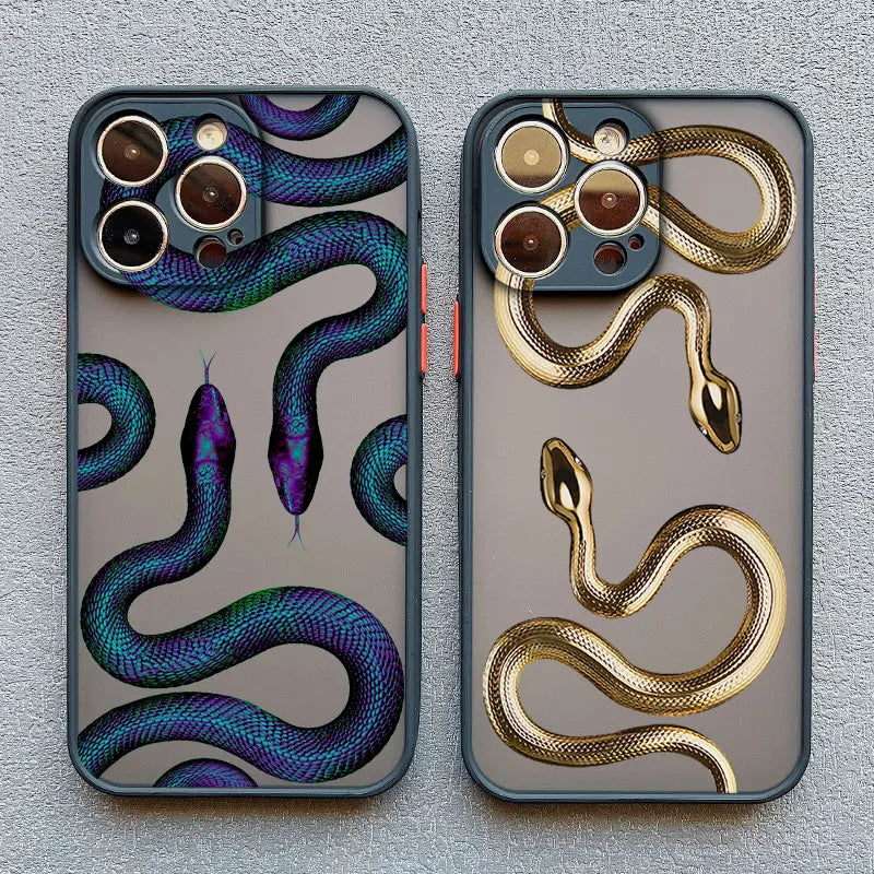 Coque iPhone à motif serpent