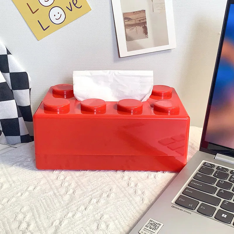 Nostalgic Lego Block-Style Tissue Case