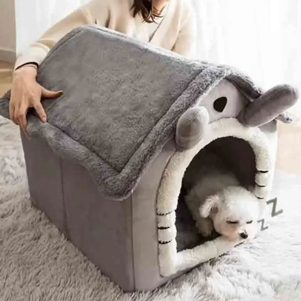 Cama para perros de terciopelo ártico