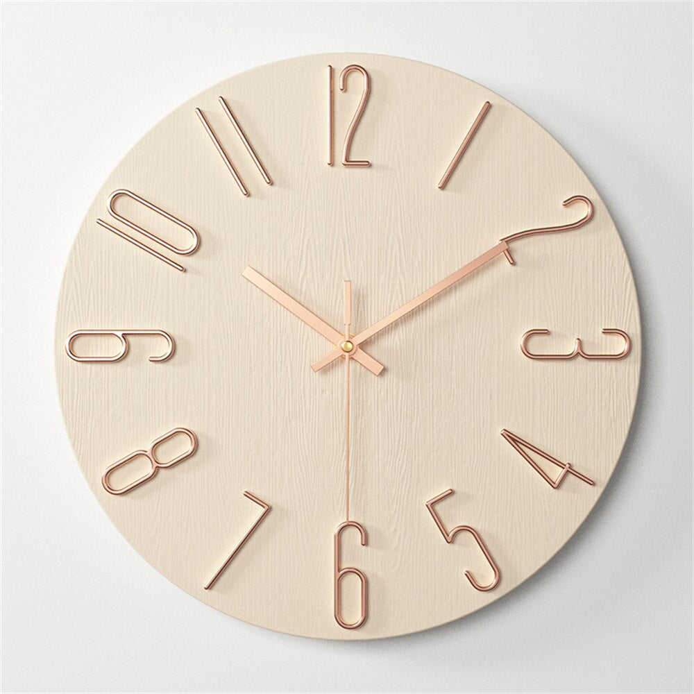 GlowTech - Horloge murale moderne en plastique