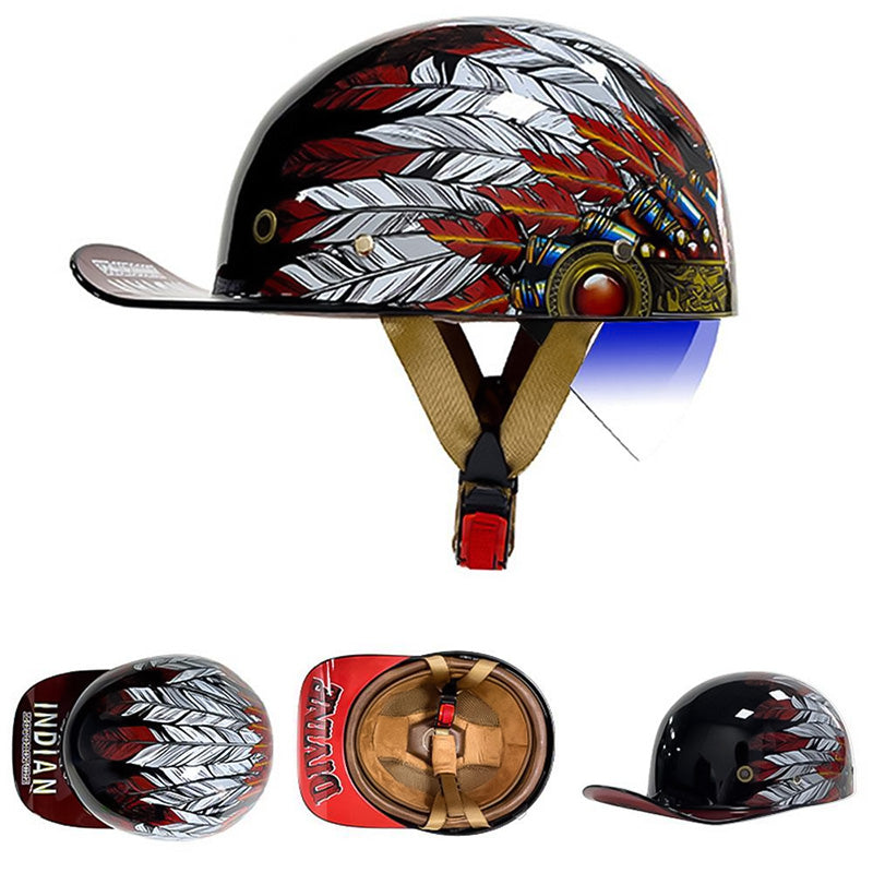 Motorrad-Baseballhelm - DOT genehmigt