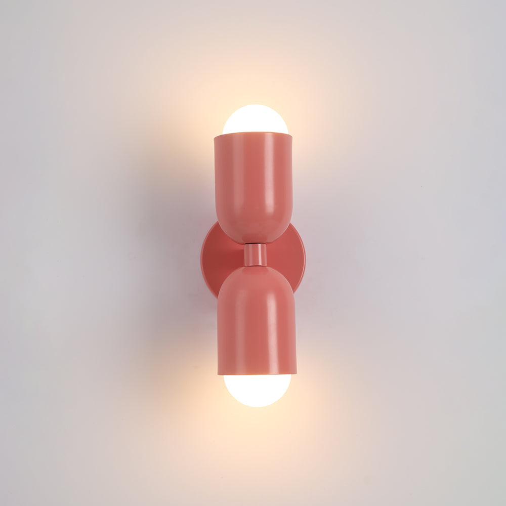 Lámpara de pared LED de metal de diseño Morandi