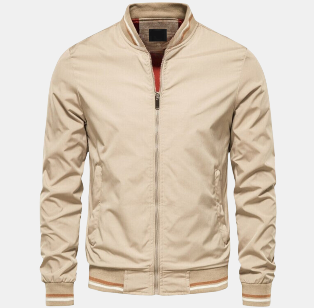 Luminar Luxury: Men's bomber jacket for timeless style and comfort