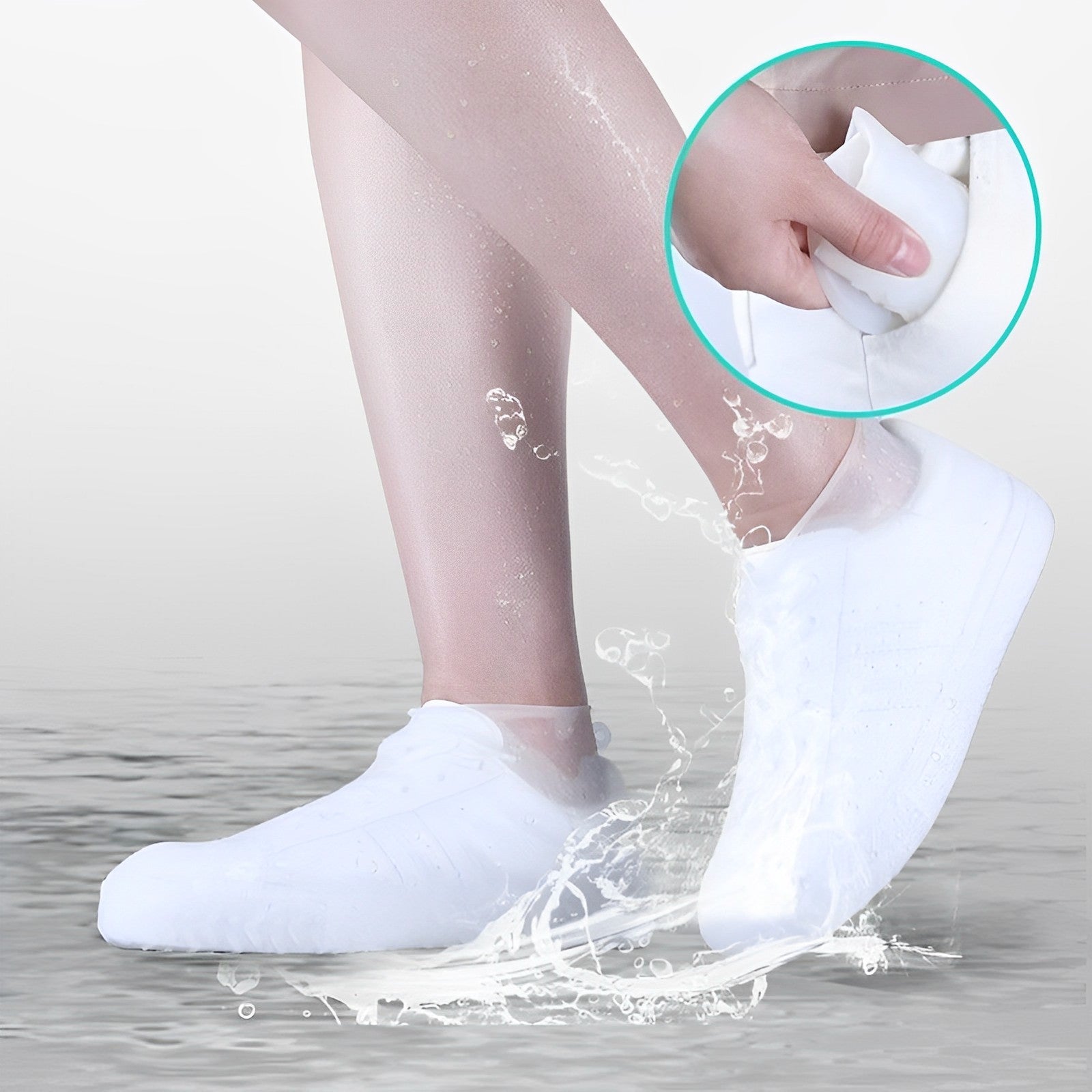 Couvre-chaussures en silicone hydrofuges