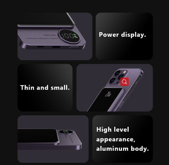 PowerSlim - Magnetische Powerbank