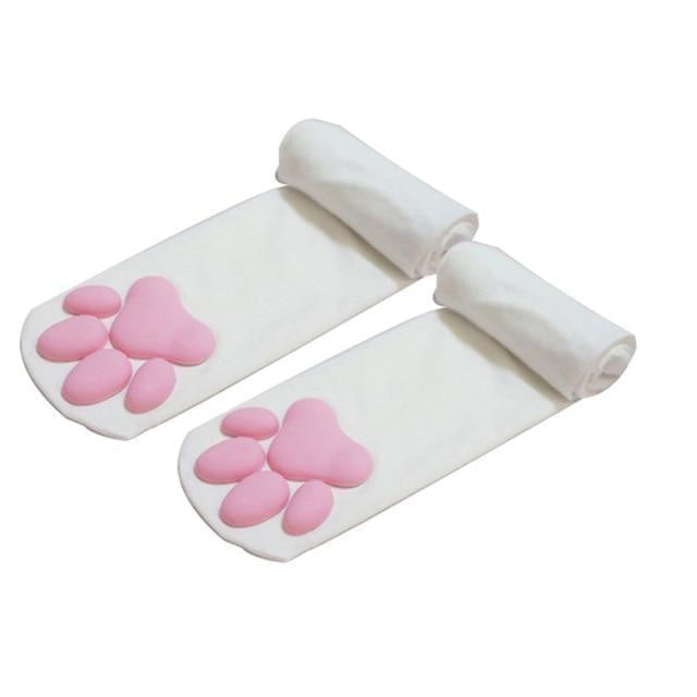 3D Paw Print Pad Stockings