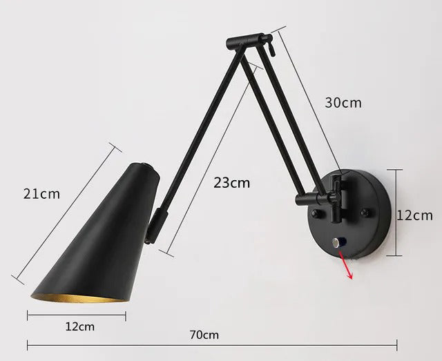 ÉtudeLum - Dimbar LED-vegglampe for kontor eller soverom