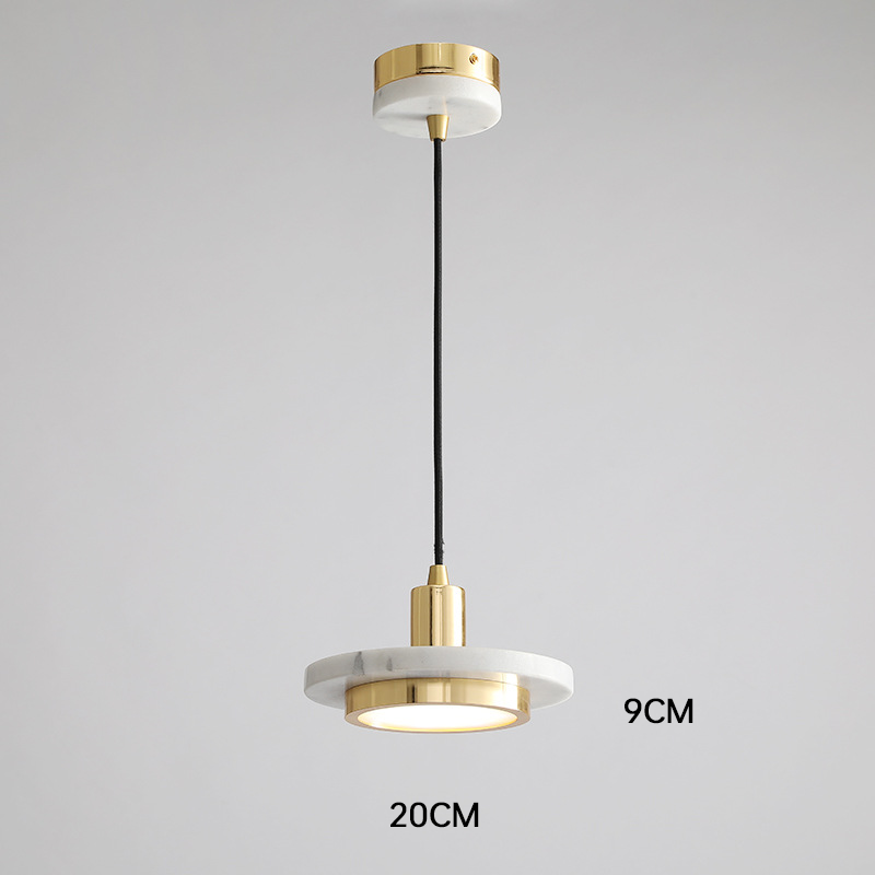 Lampe à suspension en marbre élégante et moderne