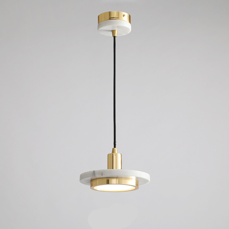 Lampe à suspension en marbre élégante et moderne