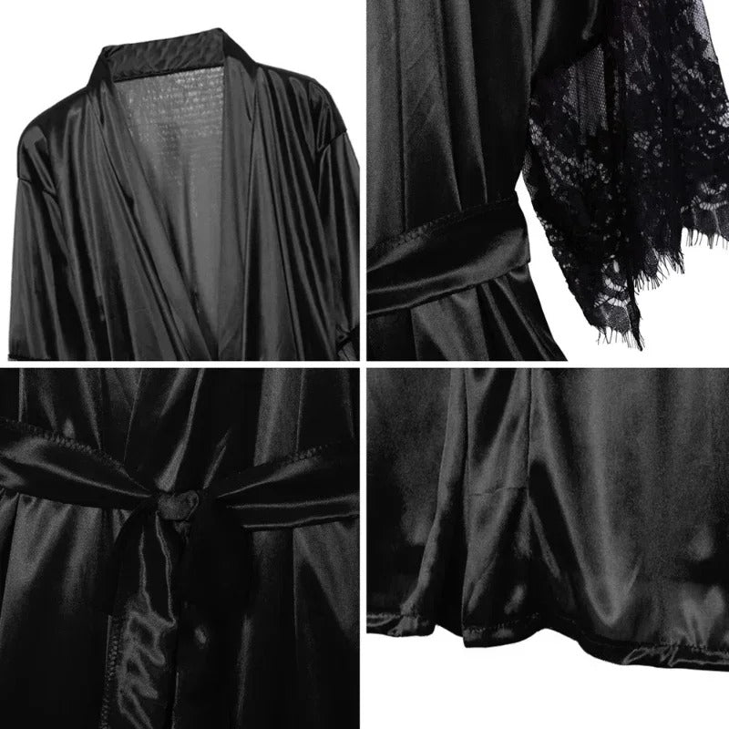 Astrid Noir | Delikat satin elegance