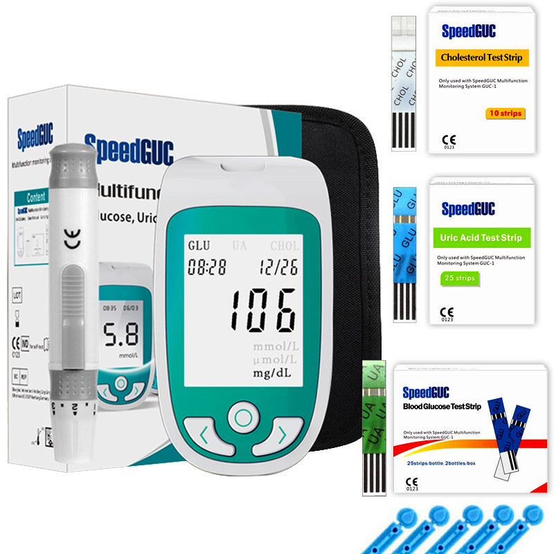 3 In 1 Multifunctional Health Monitor (Cholesterol, Glucose & Uric Acid)