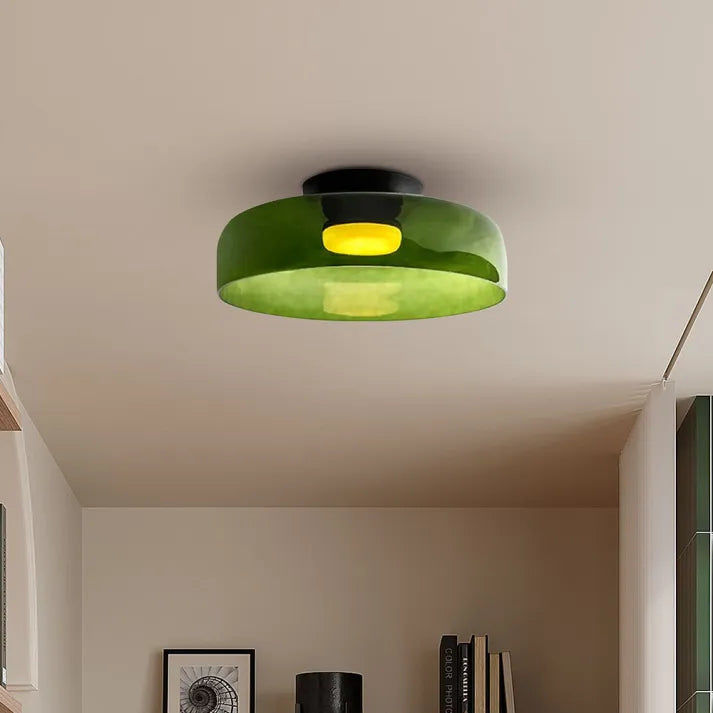 GlassLuxe – Lampe de plafond médiévale