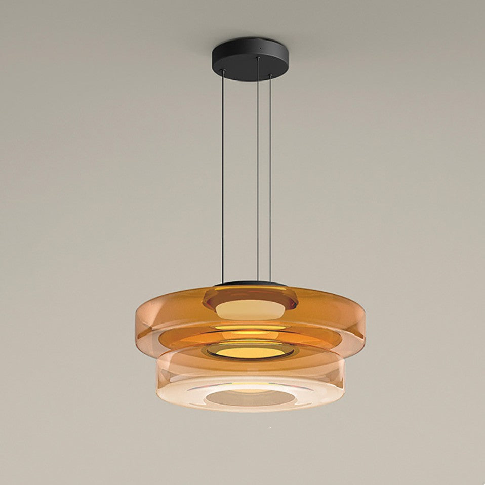 Suspensions en verre de style Bauhaus