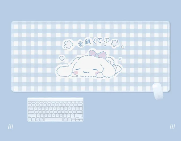 Cinnamoroll Kuromi skrivebordsmåtte