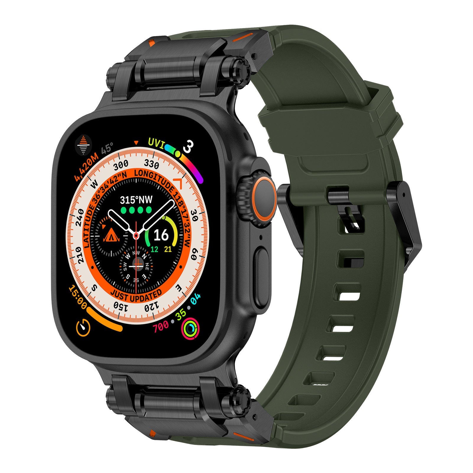 Explorer Silikonarmband für Apple Watch