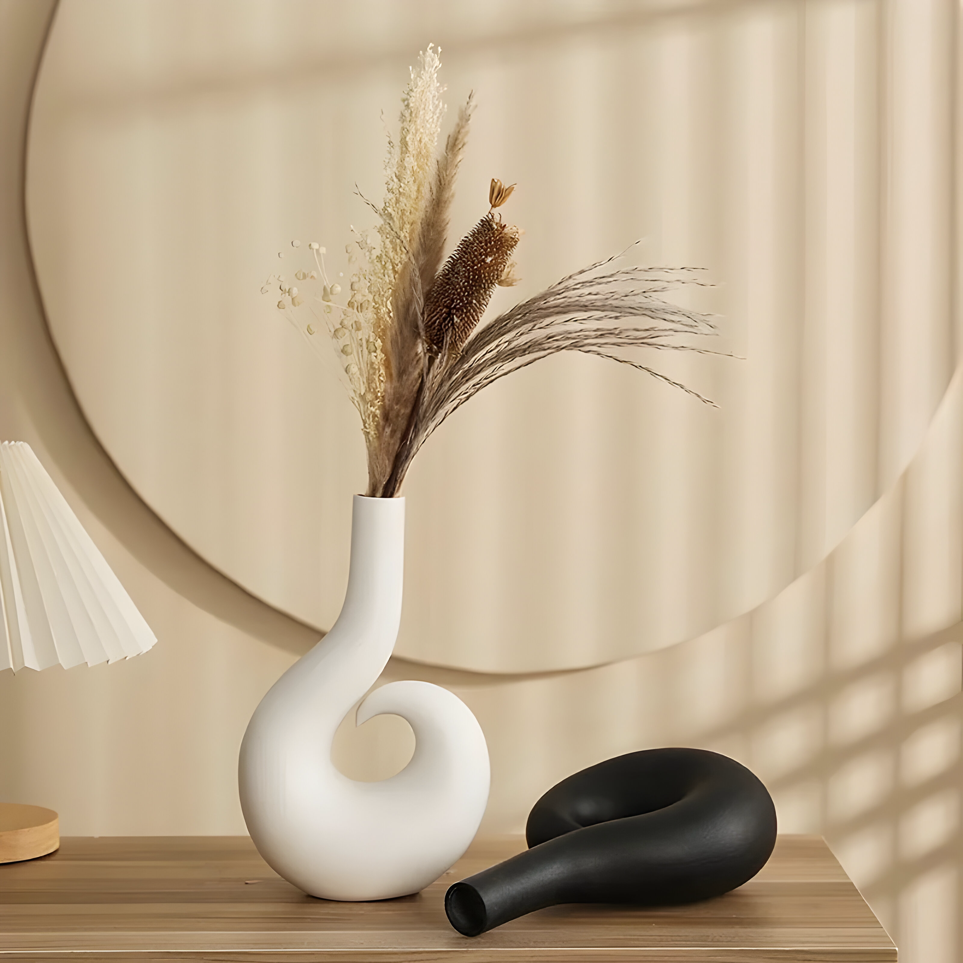 Comodo Spiralvase im Minimalismus-Stil