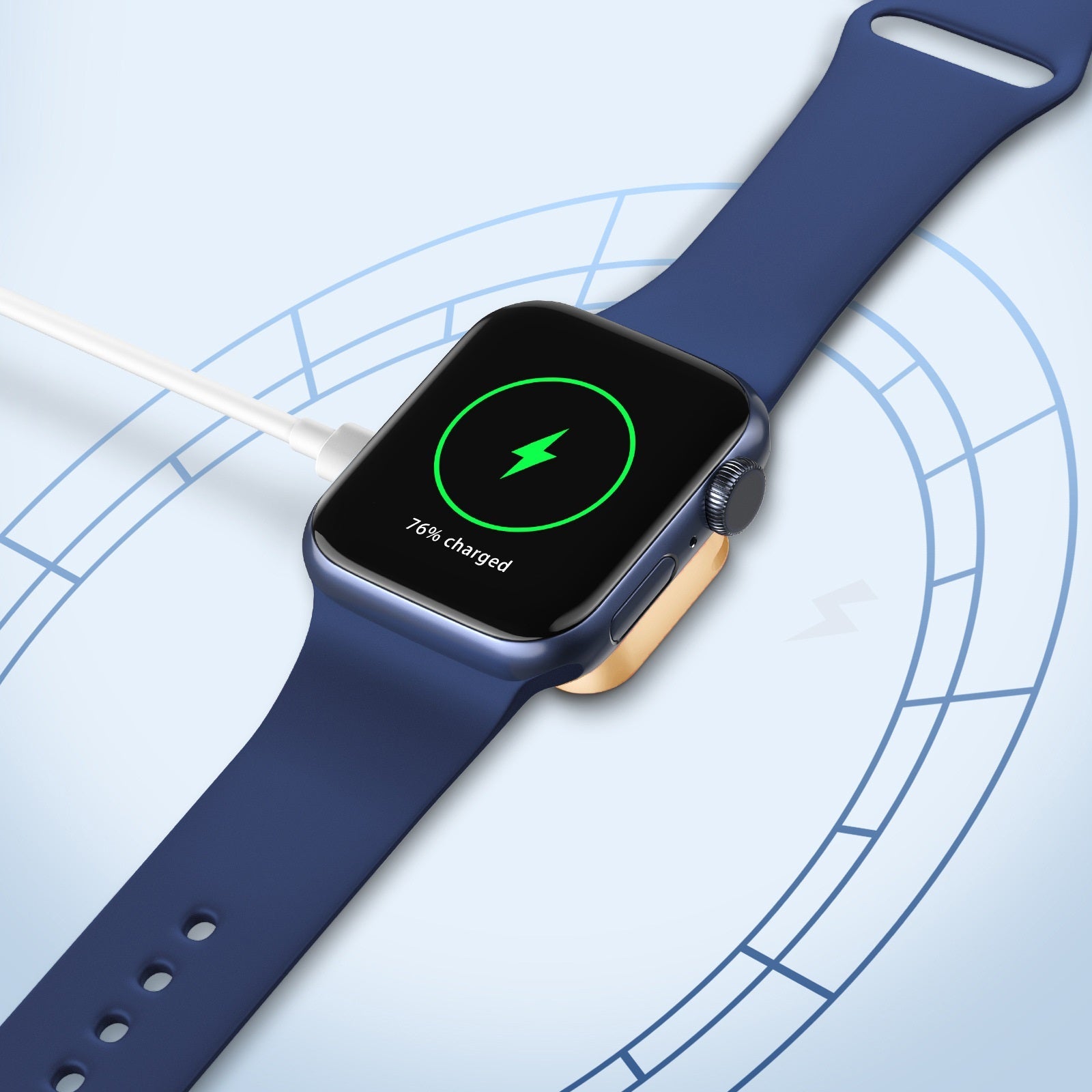 Tragbares Reise-Mini-Aluminium-Ladegerät für Apple Watch