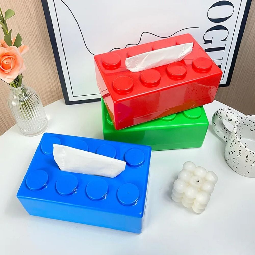 Nostalgic Lego Block-Style Tissue Case