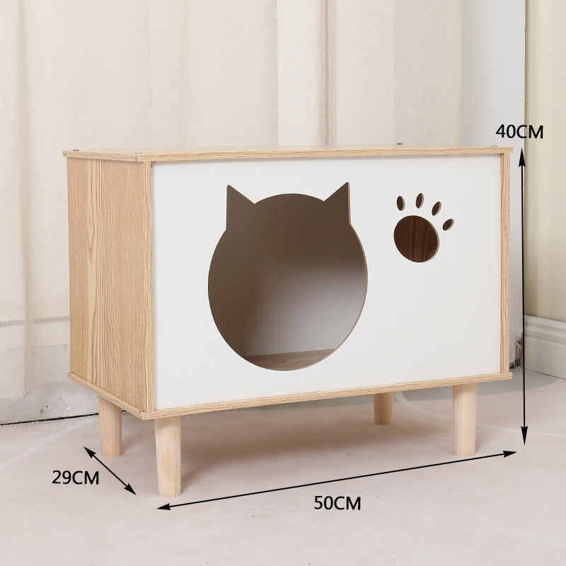 WoodNest Husdjursbädd & Sängbordskombination