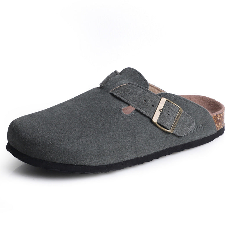 Premium Wildleder Clogs Hausschuhe