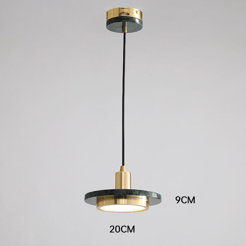 Lampe à suspension en marbre élégante et moderne