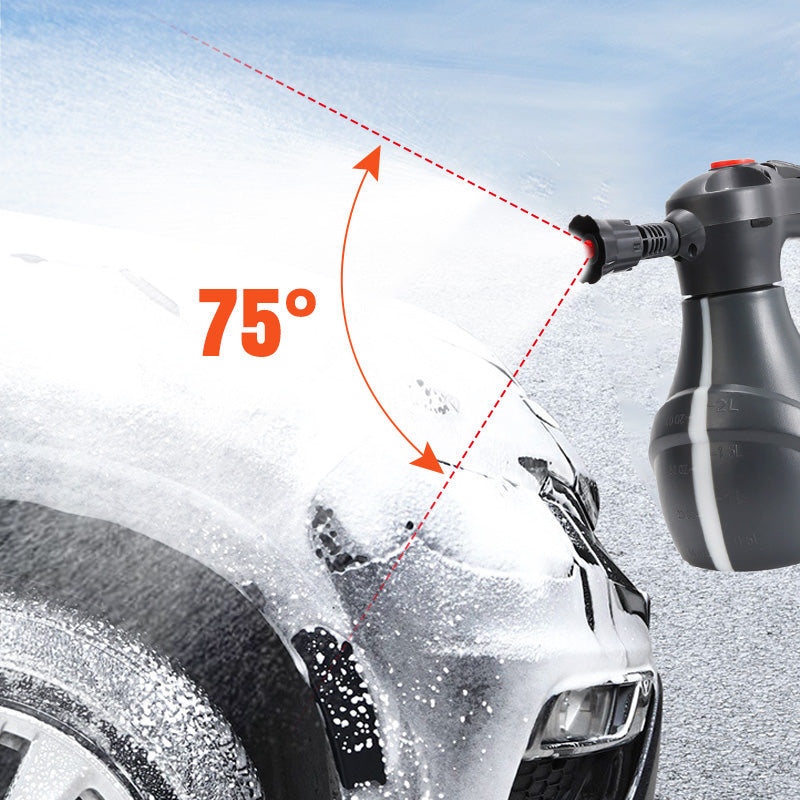 Wireless electric foam sprayer