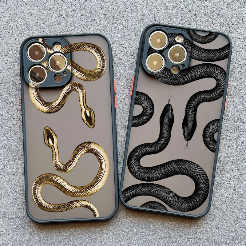 Coque iPhone à motif serpent