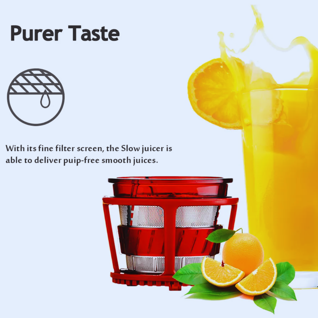 Cold Press Slow Juicer – Enjoy Smooth, Pulp-Free Fresh Juice