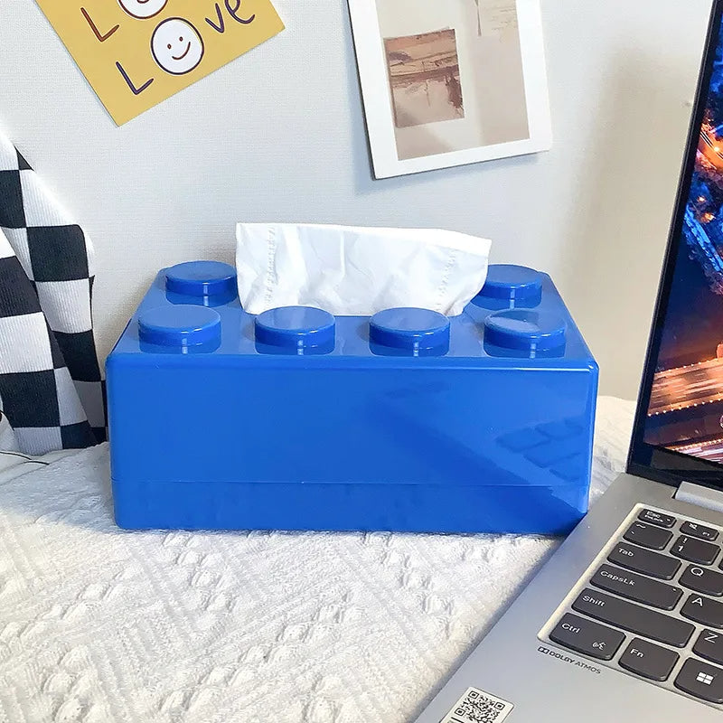 Nostalgisk Lego Block-Style Tissue Case