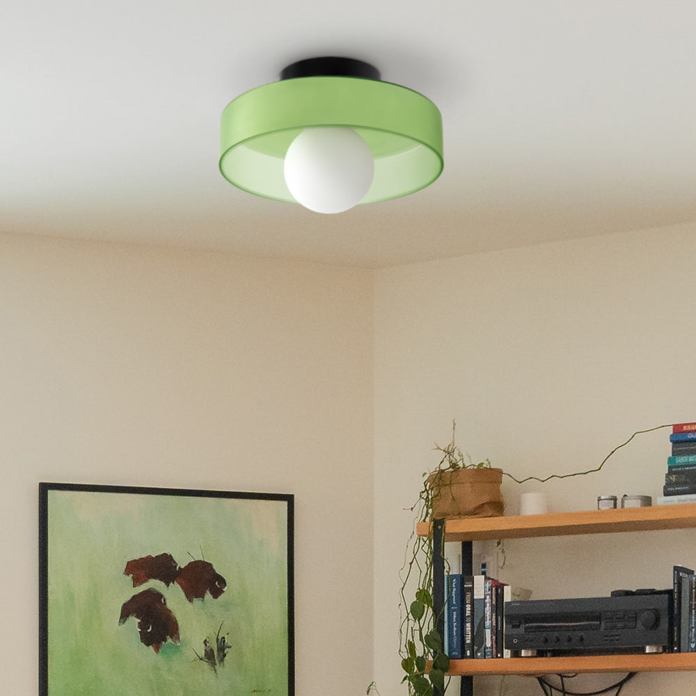 Moderne rund loftslampe