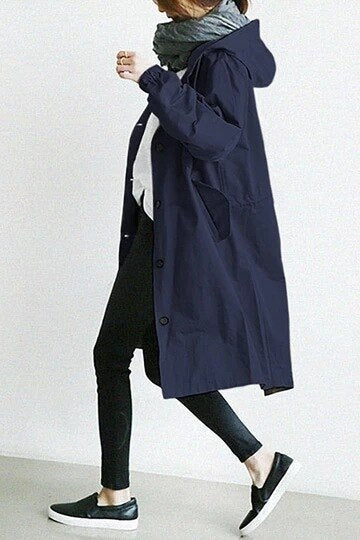 EleganCoat | Fashionable long trench coat/jacket women change season 2024