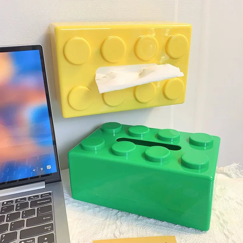 Nostalgic Lego Block-Style Tissue Case