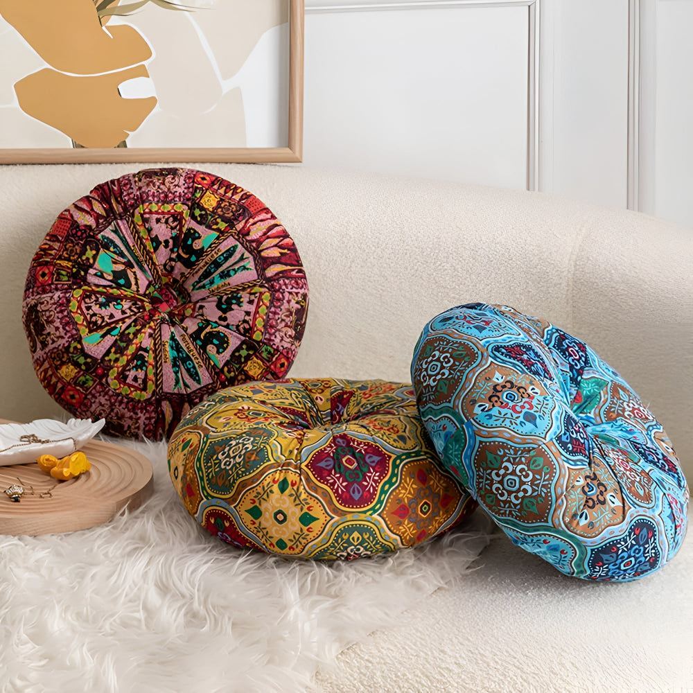 Boho Round Seat Cushion