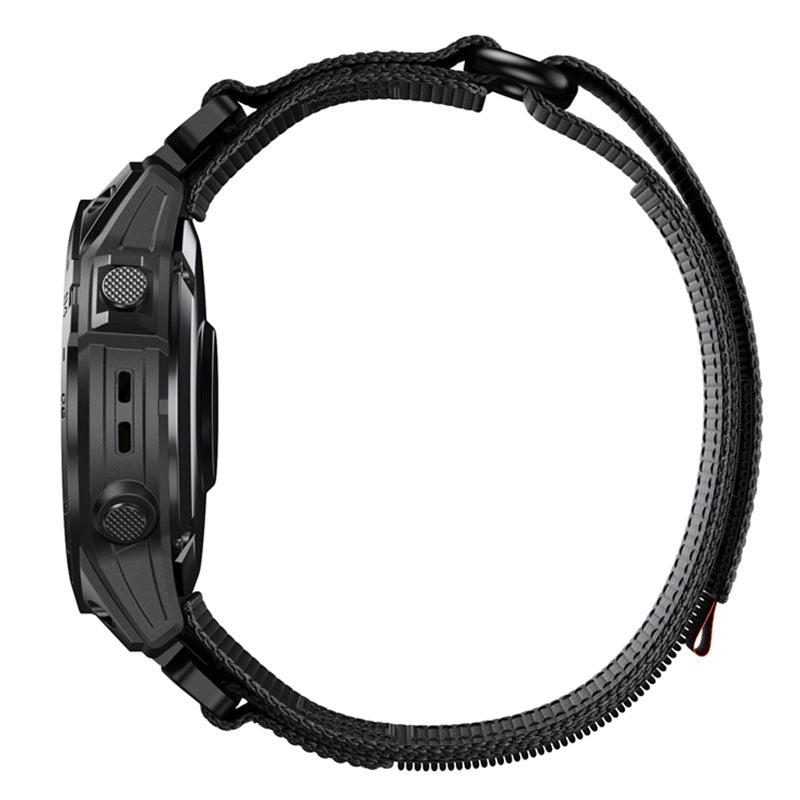 Taktinen nailoniranneke sopii Garmin Tactix Fenix 8 7 7X 6 6X:lle