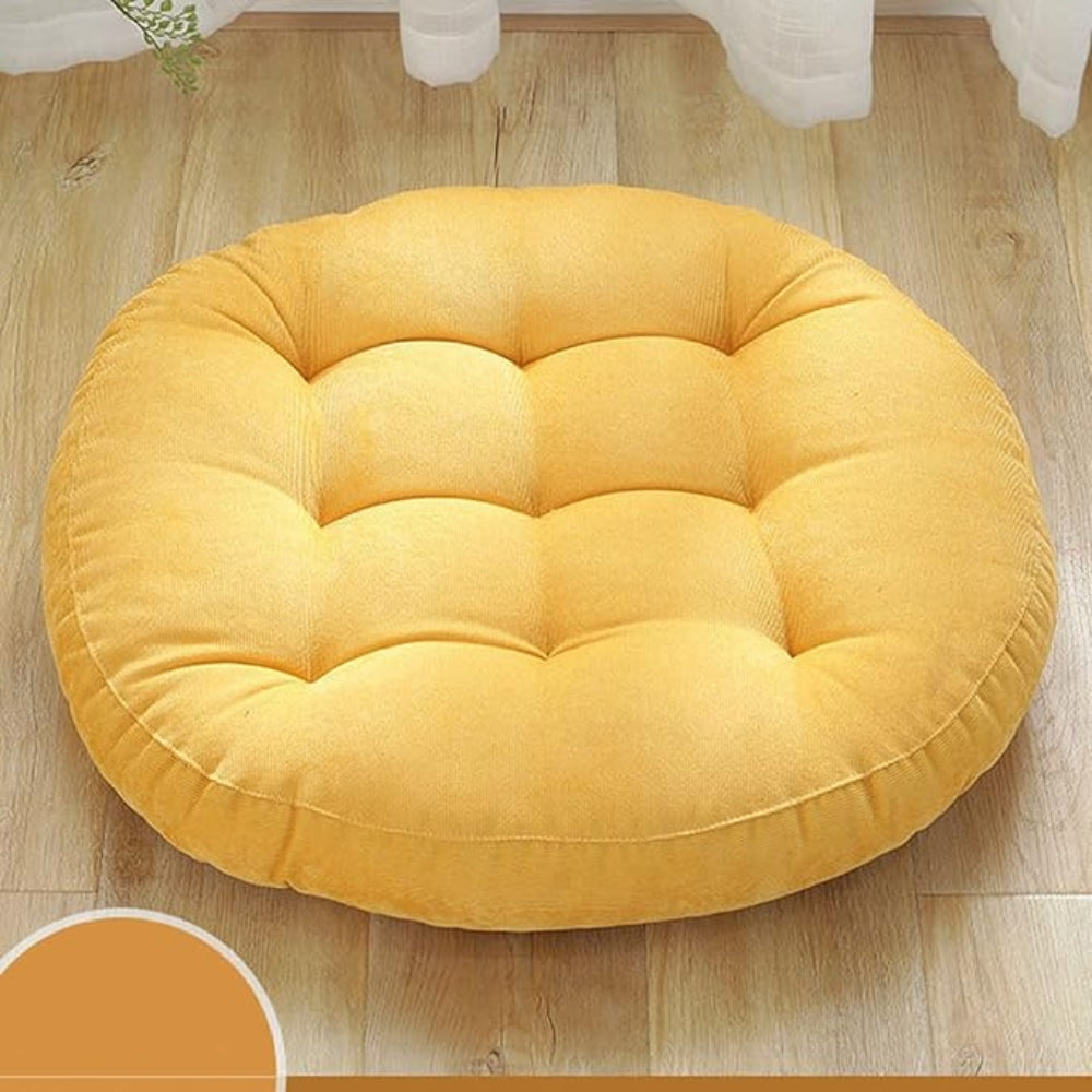 Velvet Tufted Round Cushions