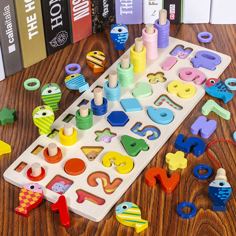 Woods™ - Desarrollo de habilidades - Tablero de juego Montessori