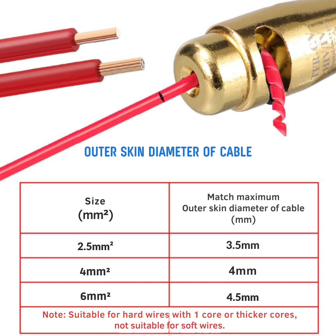 Herramienta para pelar cables y conector para torsión de cables WiringPro™