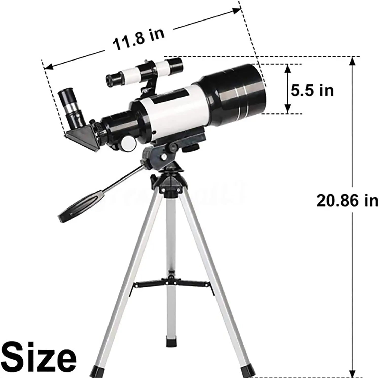 Professional Astronomical Telescope - Moon-Watching W/ Tripod Table Present - 150x Zoom