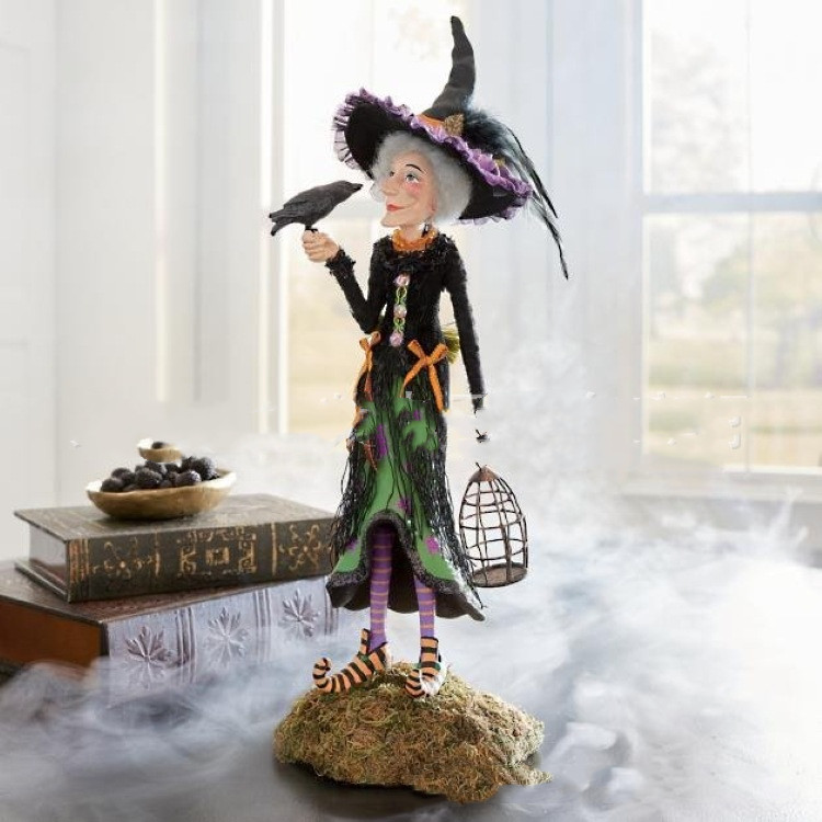 Halloween Witch Resin -koriste