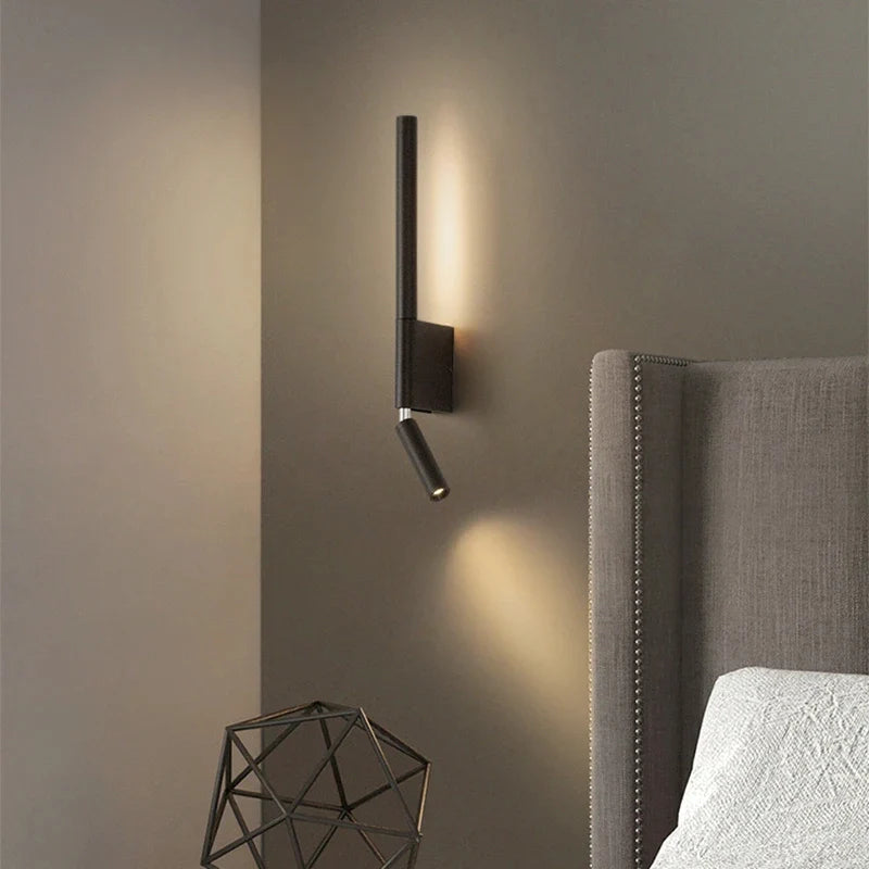 Adjustable Bedside Wall Light Degree Rotation Reading Spotlight