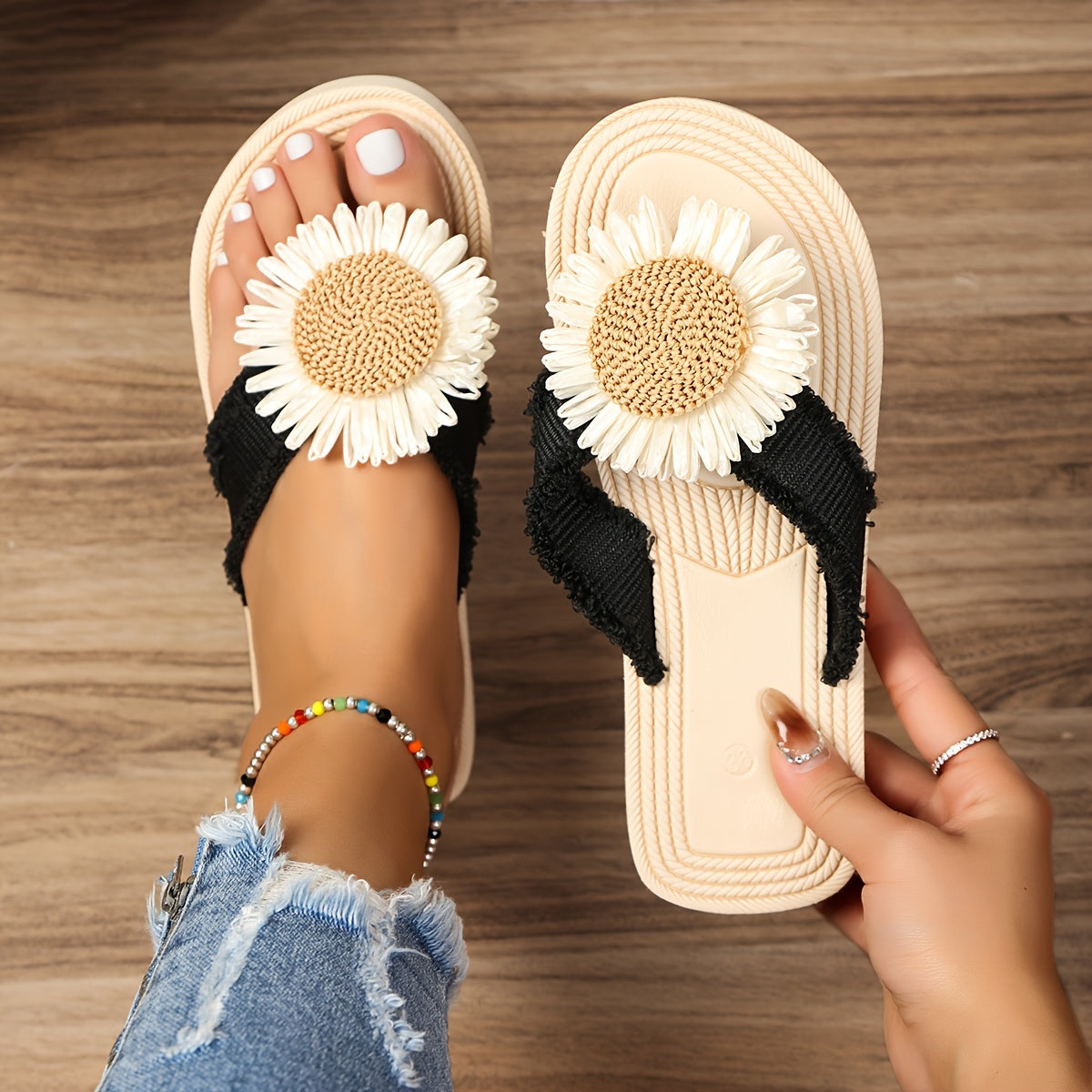 3Leaves Blossom Sandals