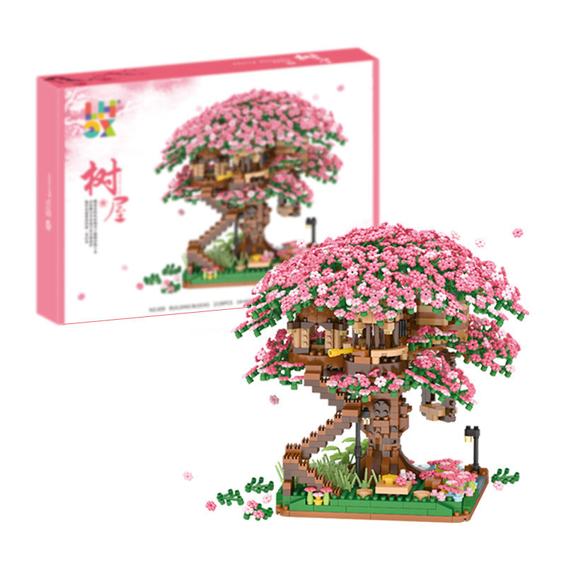 Cherry Blossom Building Blocks Decor