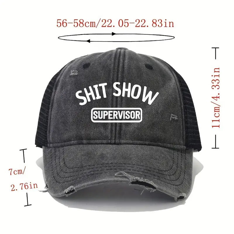 Shit Show Supervisor baseballkeps