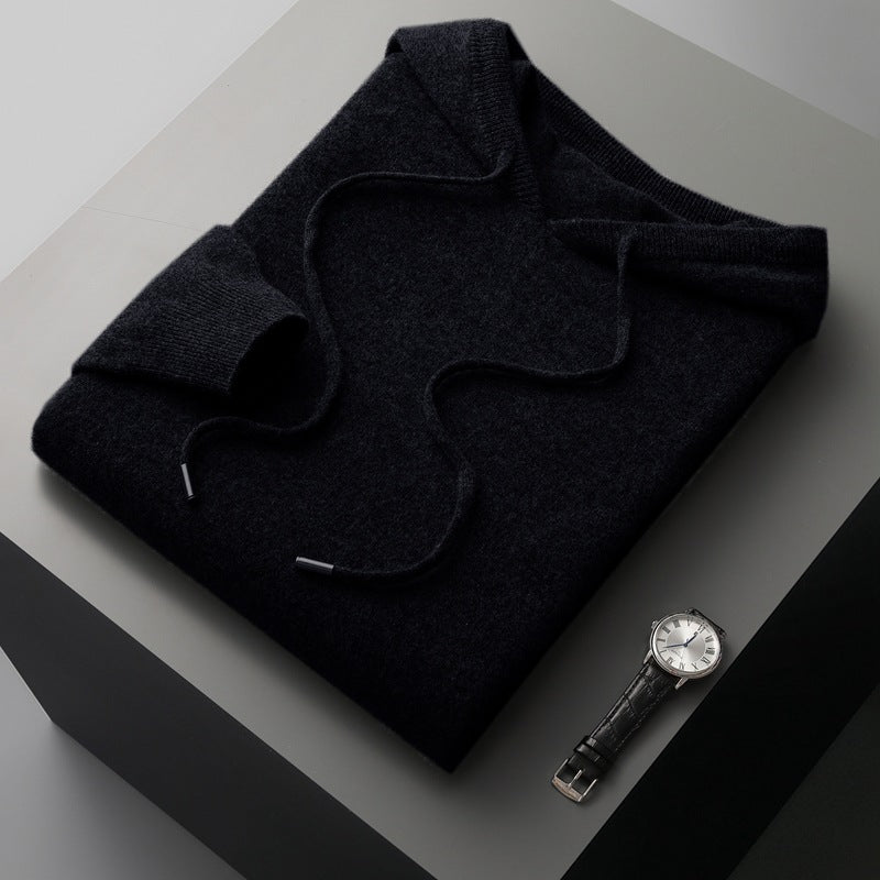 Felpa con cappuccio/maglione 100% cashmere