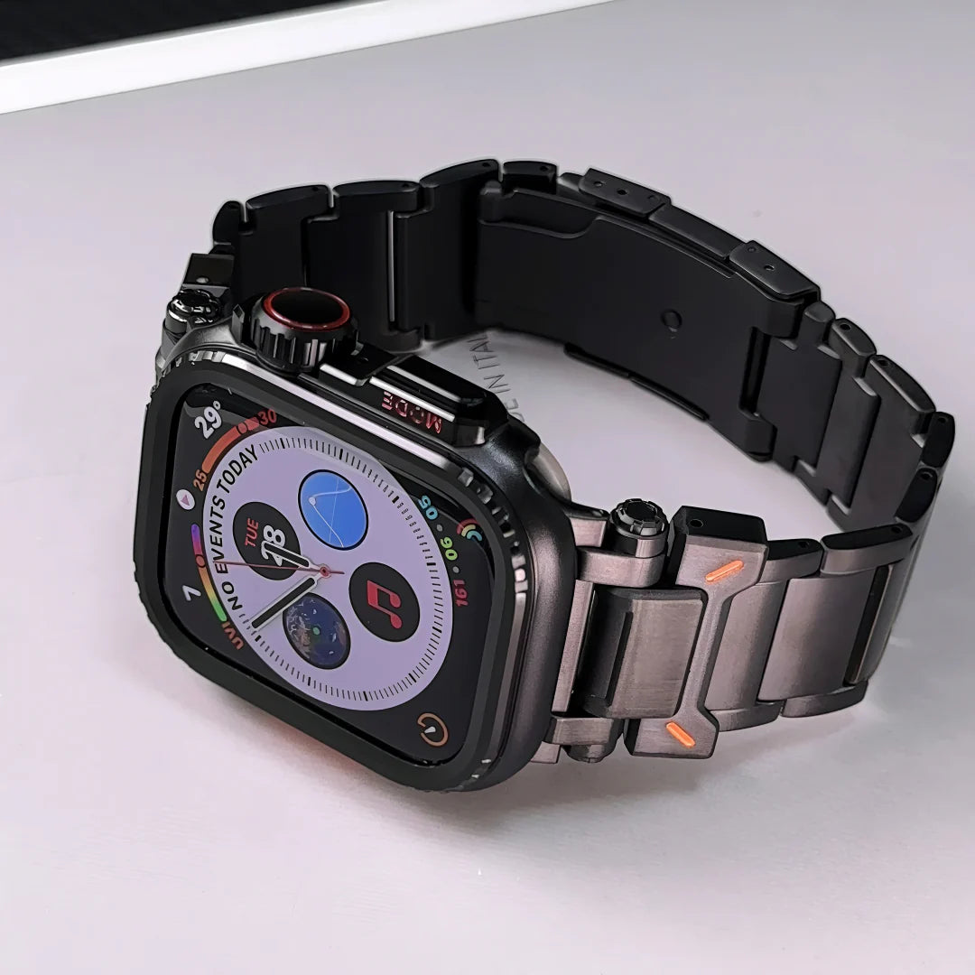 Étui robuste en alliage d'aluminium pour Apple Watch